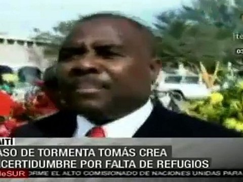 Haití se prepara para la llegada de Tomas mientras combate epidemia de cólera