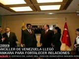 El Canciller venezolano, Nicolás Maduro inicia en Turquía gira por Euroasia