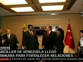 Download Video: El Canciller venezolano, Nicolás Maduro inicia en Turquía gira por Euroasia