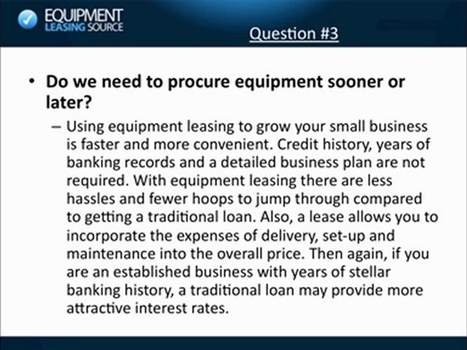 Insider's Guide to Equipment Leasing