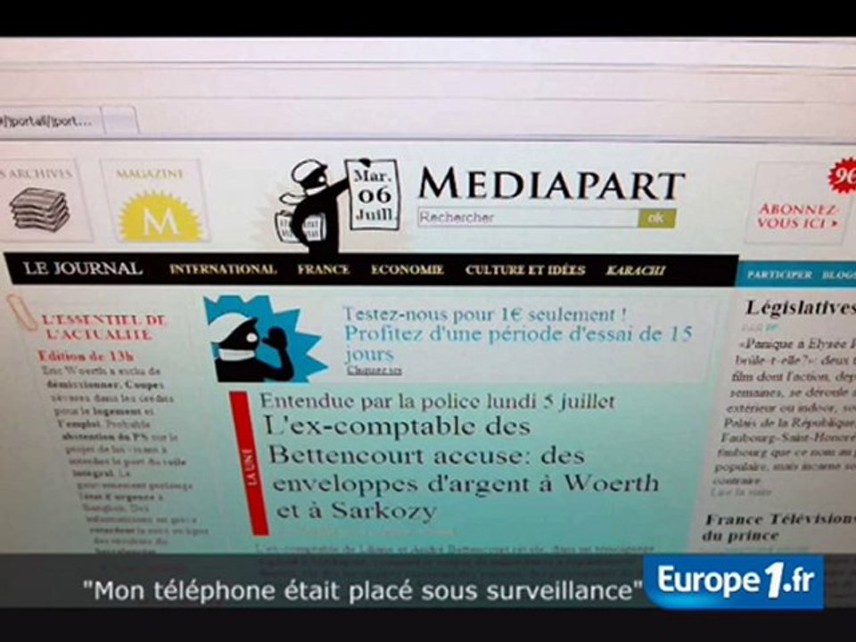 Dailymotion - Mon téléphone placé sous surveillance