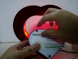Christmas Heart Levitating Picture Frame electro magnetic