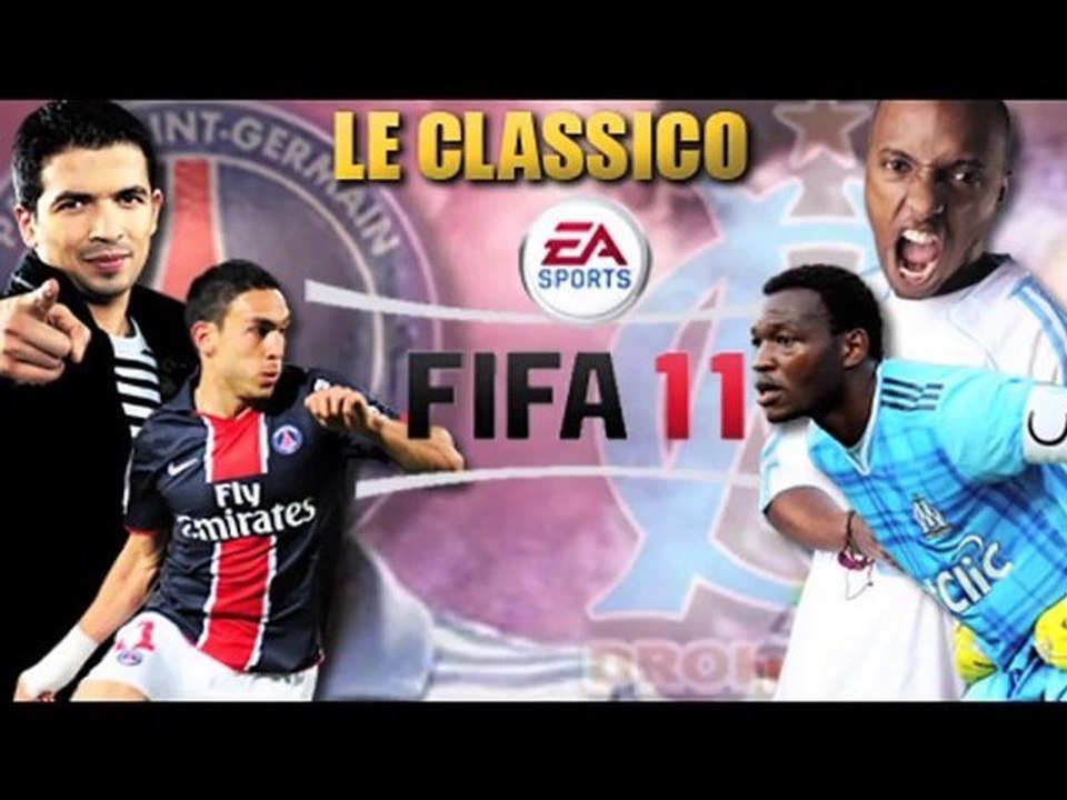 PSG-OM FIFA11 Erding et Tunisiano contre Mandanda et Soprano