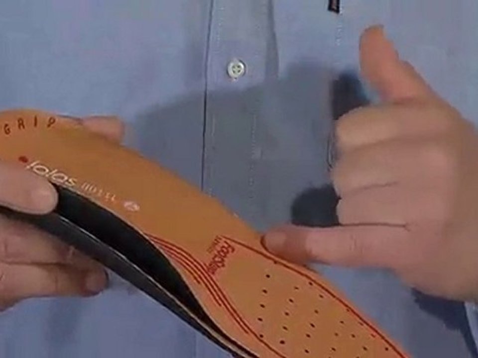 Flaches Fußgewölbe? Jalas Sohle in Arbeitsschuhe