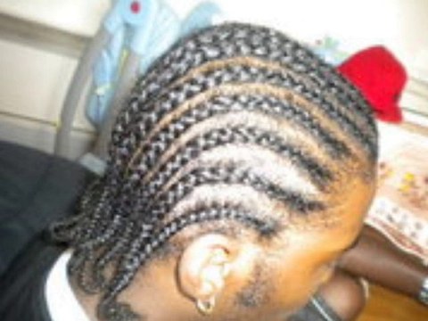 nattes collées HOMME