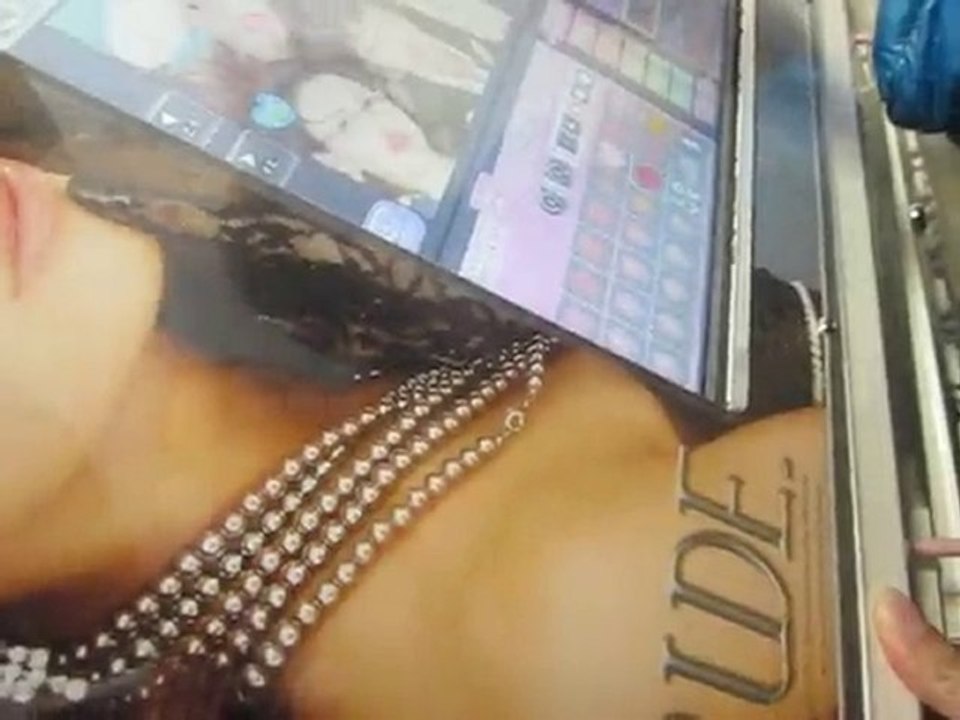 Elaboration d'un purikura sexy