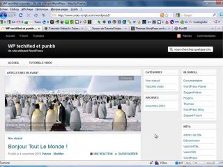 Intégrer le thème Techified et le forum PunBB dans WordPress