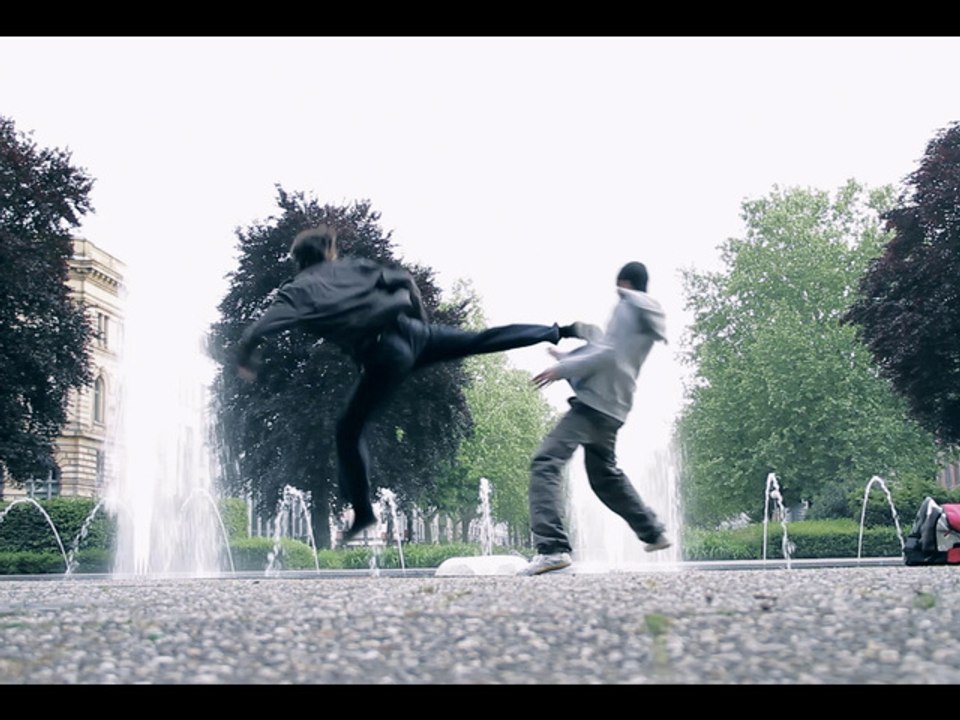 Morning boy - tripping children