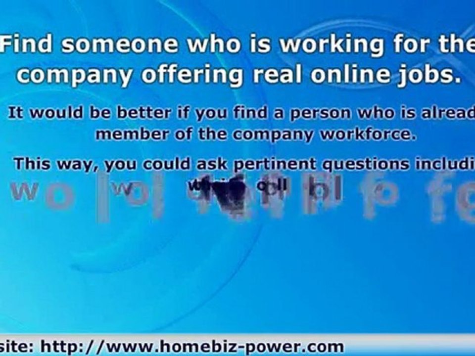Tips on Finding Real Online Jobs