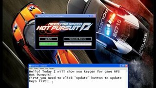 Need For Speed Hot Pursuit crack keygen keys codes key