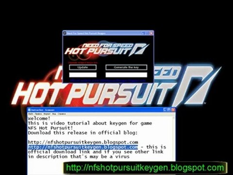 Need For Speed Hot Pursuit keygen