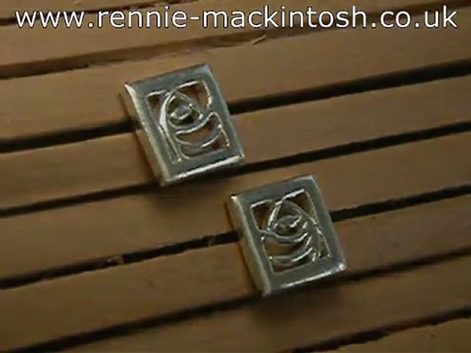 Charles Rennie Mackintosh silver earrings DWA392