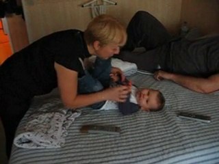 Corentin chez papy et mamy trotte 1