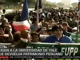 Exigen a Yale devuelva piezas arqueológicas de Machu Picchu