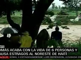 Tomás cobró la vida de al menos 6 personas la noreste de H