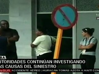 Autoridades continúan investigando las causas del siniestro