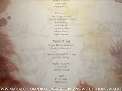 Dragon Age Origins: Witch Hunt Walkthrough - End Credits