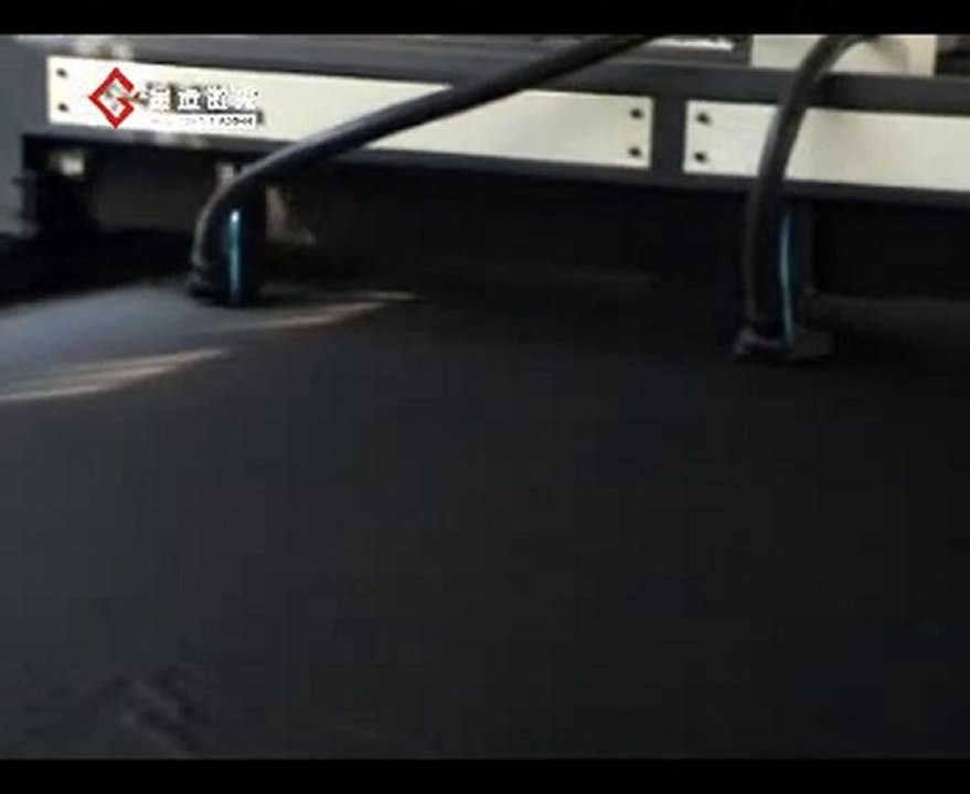 CO2 large area laser cutting machine for textile material