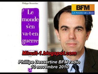Philippe Dessertine sur BFM radio 10 novembre 2010