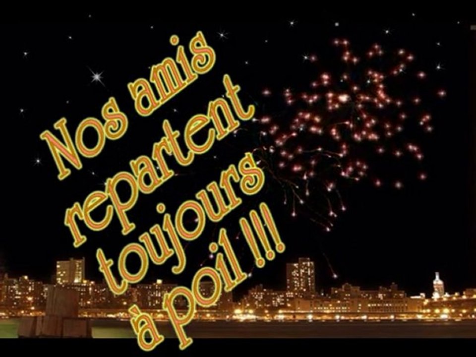 Nos amis repartent toujours à poil !!!