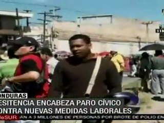 Miles se manifestan en Honduras contra medidas del gobierno