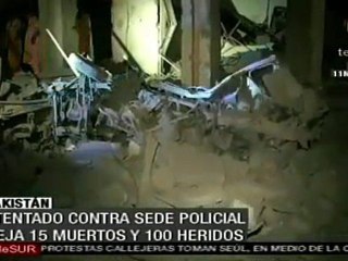 Atentado contra sede policial deja 15 muertos y más de cien heridos