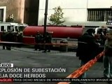 Explosión en Centro Histórico de México deja 12 heridos