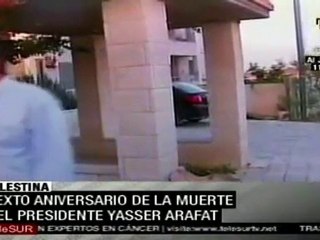 Palestinos conmemoran el sexto aniversario de la muerte de Yasser Arafat