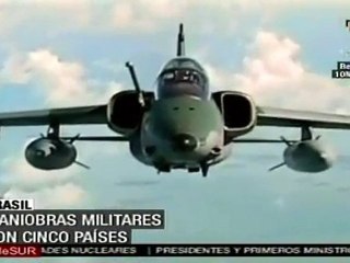 Brasil realiza maniobras militares con cinco países