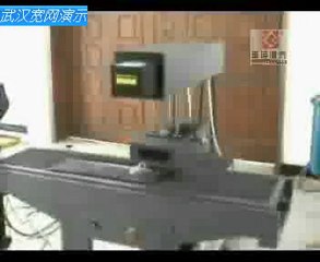 CO2High speed laser engraving machine for leather trade mark