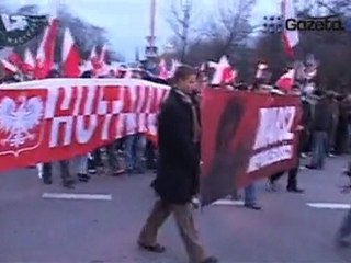 Marsz ONR-u przez Warszawę