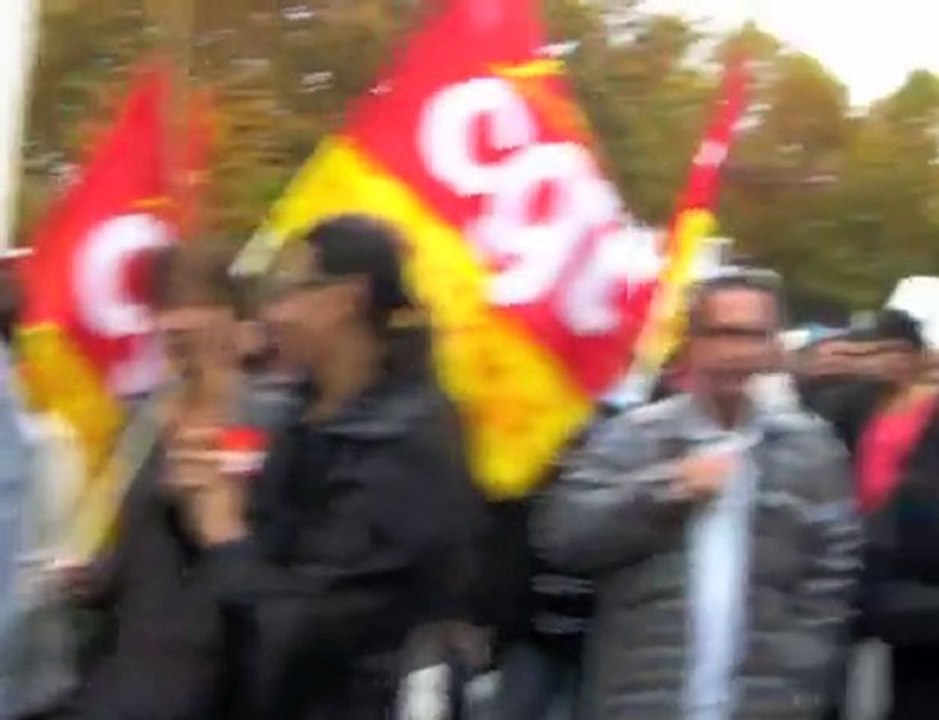Bergerac : manif contre la réforme des retraites 6 nov. 2010