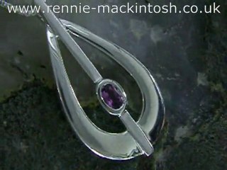 Charles Rennie Mackintosh silver jewellery set DWK920
