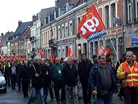 GREVE ET MANIFESTATION POUR LA DEFENSE DES RETRAITES