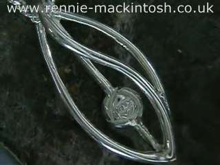 Charles Rennie Mackintosh silver jewellery set DWK919