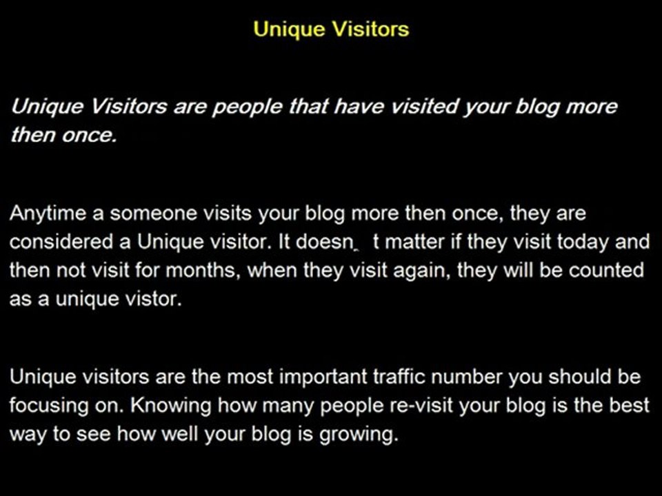 Traffic Numbers - Know What They Mean?