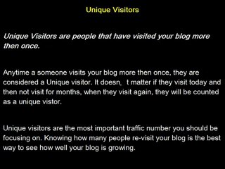 Traffic Numbers - Know What They Mean?