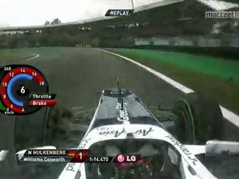 Nico Hulkenberg Pole Interlagos F1 2010