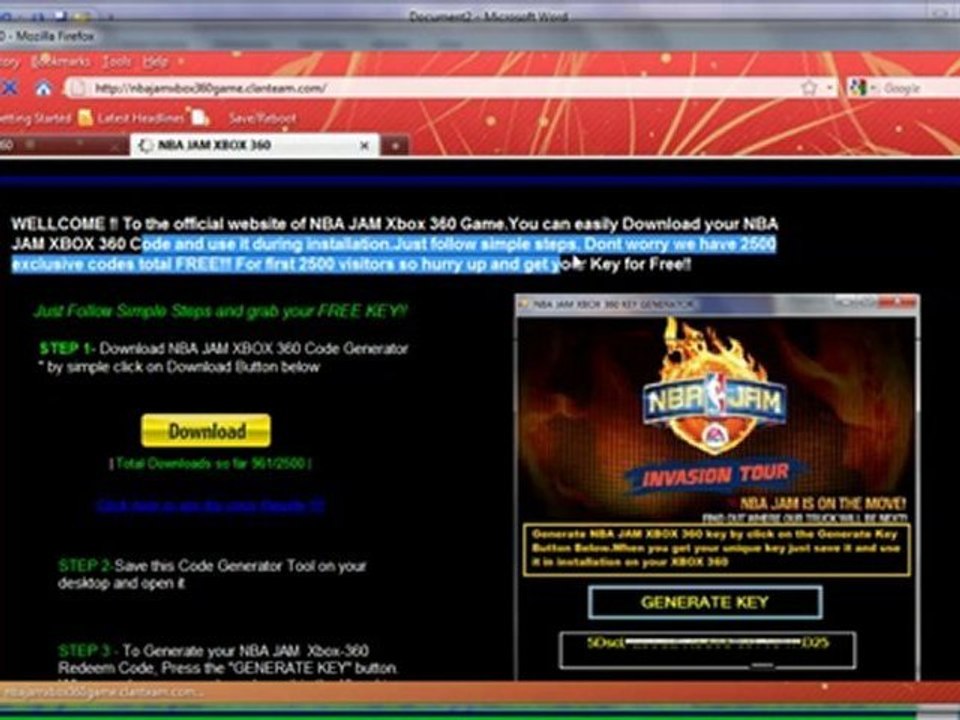 Download NBA JAM XBOX 360 KEYS GURRANTEE WORKING