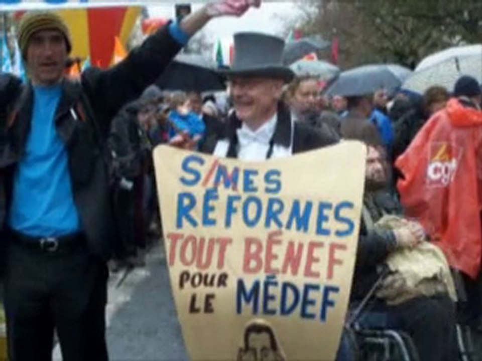 RETRAITES : MANIFESTATION DU 06 NOVEMBRE A PARIS