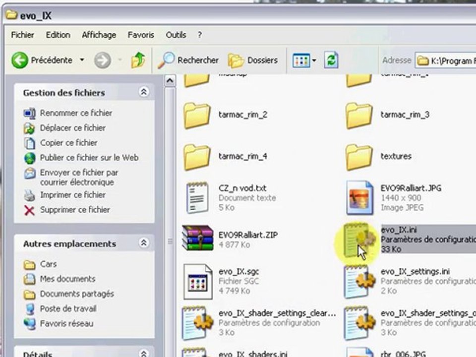 Tutoriel changement jantes Evo 9 RBR