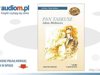 PAN TADEUSZ - audiobook - Adam Mickiewicz