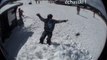 Echasses + ski = les échasses urbaines à la montagne - Kangour'HOP