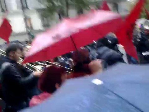 6 novembre 2010 manif retraites Compagnie Jolie Môme