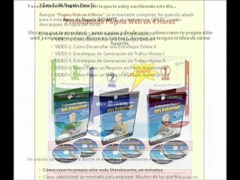 como crear una pagina web en 4 horas