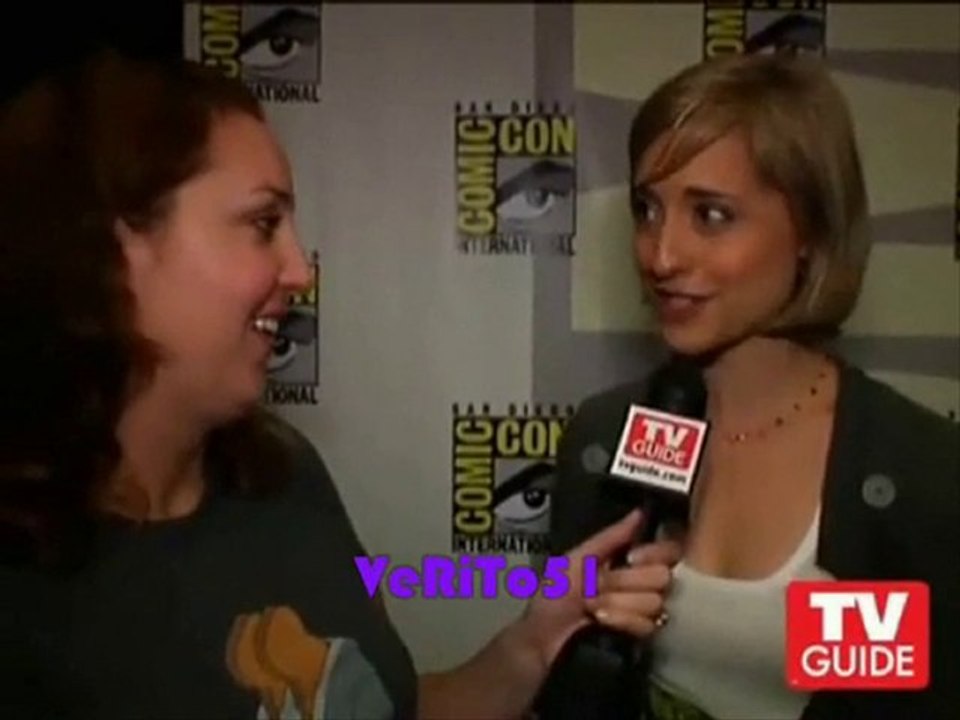 Allison Mack Comic Con 2008 TV Guide