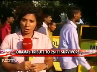 Obama in India; meets 26/11 survivors at the Taj Hotel