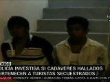 México: investigan si 18 cadáveres hallados en fosa son turistas secuestrados