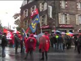 manifestation sur les retraites à Avranches - 9 nov 2010