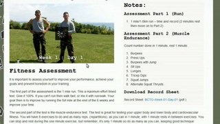 Basic Training Online Fitness Boot Camp Course